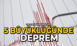 5 büyüklüğünde korkutan deprem