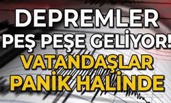 Kandilli Rasathanesi'nde son dakika: Depremler peş peşe geliyor!