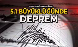 5,1 büyüklüğünde deprem