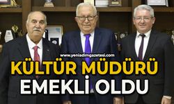 Kültür Müdürü emekli oldu