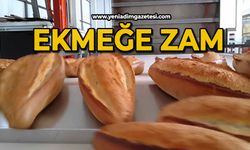 Ekmek fiyatına zam yapıldı