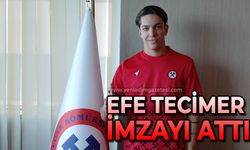 Efe Tecimer imzayı attı