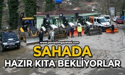 Sahada hazır kıta bekliyorlar