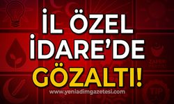 İl Özel İdare'de iki gözaltı!