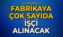 Zonguldak’ta fabrikaya işçi alınacak