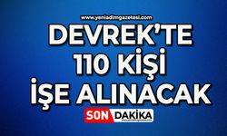 Devrek’te 110 kişi işe alınacak