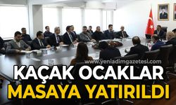 Zonguldak Valiliği'nde kaçak ocaklar masaya yatırıldı