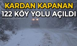 Kar sonrası kapanan 179 köy yolundan 122’si ulaşıma açıldı