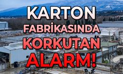 Kartonsan Fabrikası’nın buharı itfaiyeyi harekete geçirdi