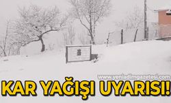 Valilik'ten kar yağışı uyarısı