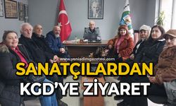 Sanatçılardan KGD’ye ziyaret