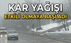 Bolu Dağı’nda kar yağışı etkili oluyor