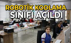 Robotik kodlama sınıfı açıldı