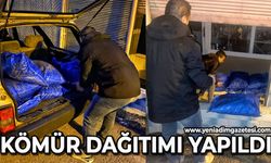 Kömür dağıtımı yapıldı