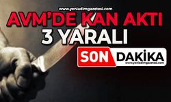 AVM bahçesinde kan aktı: 3 yaralı