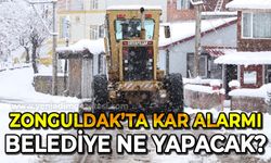 Zonguldak'ta kar alarmı: Belediye ne yapacak?