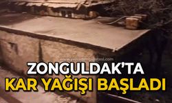 Zonguldak'tan kar manzaralar