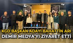 KGD Başkan Adayı Bahattin Arı Demir Medya’yı ziyaret etti