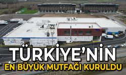 Türkiye'nin en büyük afet mutfağı kuruldu