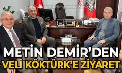 Metin Demir’den Veli Köktürk’e ziyaret