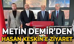 ZTSO Başkanı Metin Demir'den Orman Bölge Müdürü Hasan Keskin'e ziyaret