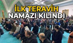 İlk teravih namazı kılındı