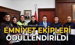 Emniyet ekipleri ödüllendirildi