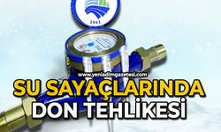 Su sayaçlarına don tehlikesi