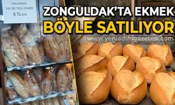 Zonguldak'ta ekmek böyle satılıyor