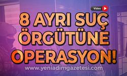 8 ayrı suç örgütüne jandarmadan operasyon: 63 şüpheli yakalandı, 48’i tutuklandı