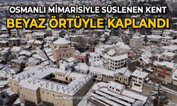 Osmanlı döneminden kalma han, hamam, cami, çeşme ve konaklarda eşsiz kar manzaraları