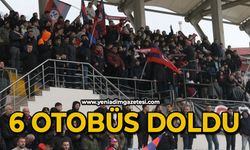 6 otobüs doldu