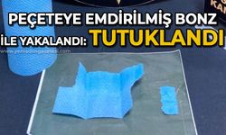 Peçeteye emdirilmiş bonzai ile yakalandı: 1 tutuklu