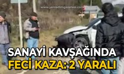 Sanayi kavşağında feci kaza