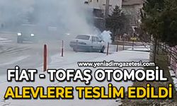 Fiat-Tofaş otomobil alevlere teslim oldu