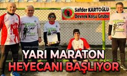 Yarı maraton heyecanı başlıyor