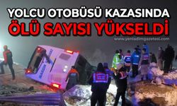 Yolcu otobüsü kazasında ölü sayısı yükseldi