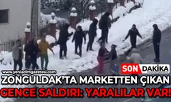 Zonguldak'ta marketten çıkan gence saldırı: Yaralılar var!