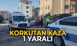 Motosikletle çarpıştı: 1 yaralı