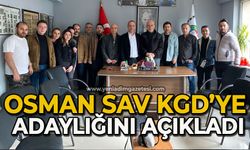 Osman Sav, KGD'ye adaylığını açıkladı