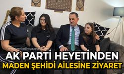 AK Parti heyetinden maden şehidi ailesine ziyaret