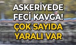 Askeri kışlada feci kavga: Çok sayıda asker yaralı!