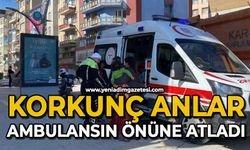 12 yaşındaki çocuk ambulansın önüne atladı