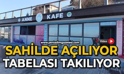 Sahilde açılıyor: Tabelası takıldı