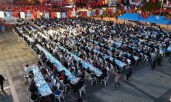 Bin 500 kişilik iftar yemeği gönülleri buluşturuyor