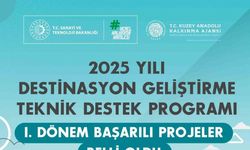 Destinasyon Geliştirme Teknik Destek Programı başarılı projeleri belli oldu