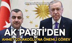 AK Parti'den Ahmet Çolakoğlu'na önemli görev