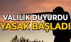 Valilik duyurdu: Yasak başladı