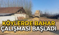 Köylerde bahar çalışması başladı