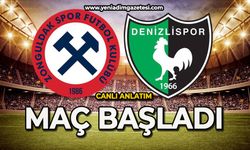 Zonguldakspor/Denizlispor maçı başladı- Canlı anlatım